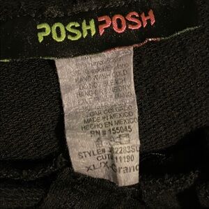 Posh Black Knit Top